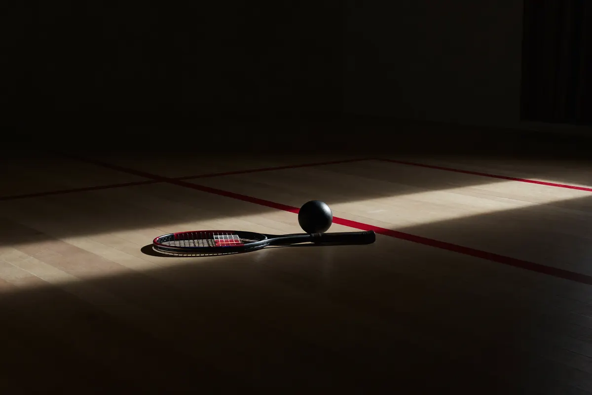Squash im Spiel